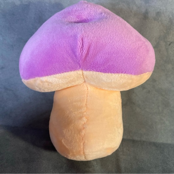 Mushroom Plush Duo Pink & Purple Hanging Display Happy Face Office Car Deco - Picture 8 of 13